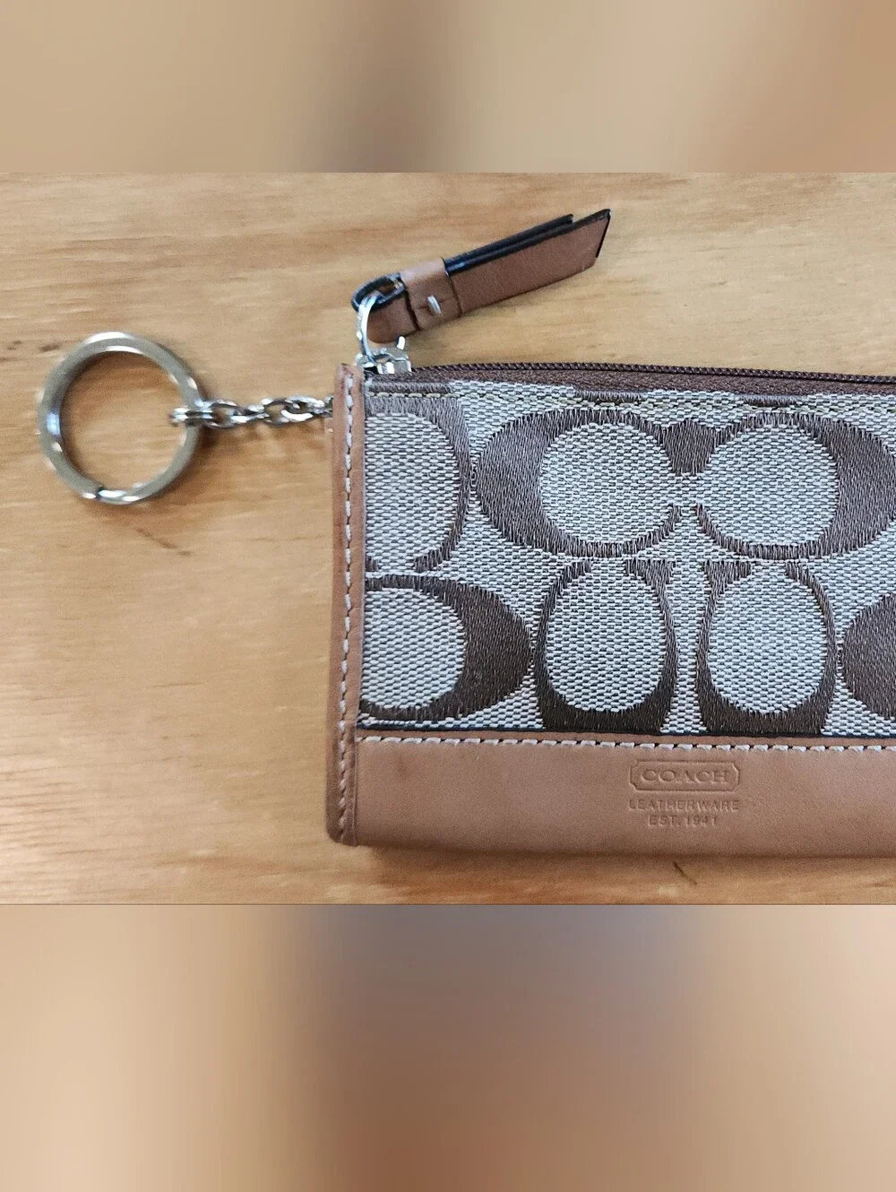 Coach Y2K Signature Canvas Card Case